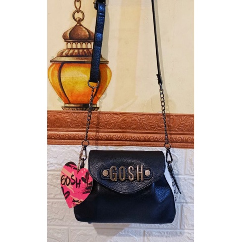 TAS GOSH SELEMPANG PRELOVED BLACK
