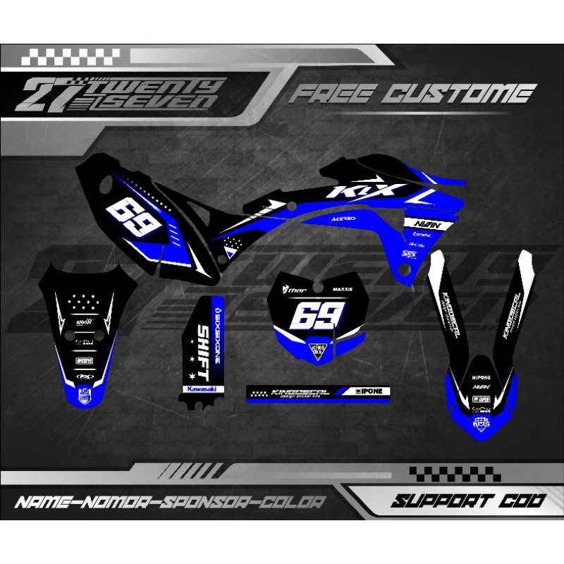 Jual Decal Sticker Klx Gordon Full Body Shopee Indonesia