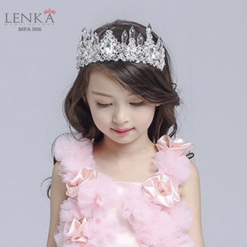 (LIMITED STOK) MAHKOTA CROWN CRYSTAL RAMBUT PESTA ANAK MODERN MPA006