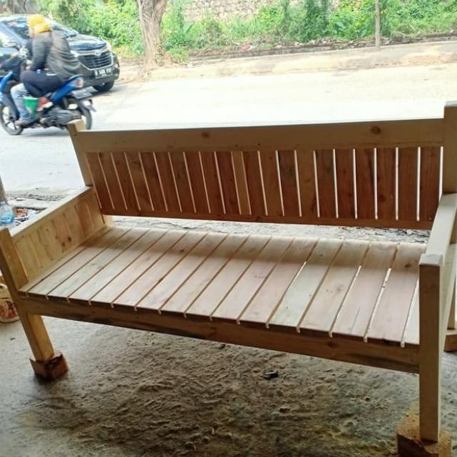 KURSI SANDAR/KURSI TERAS/KURSI KAYU JATI BELANDA MURAH8525