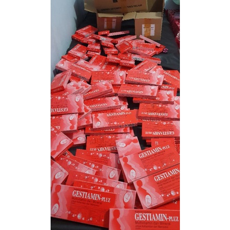 Gestiamin PLuz 30 tab (Harga Lebih Murah) vitamin ibu hamil dan vitamin ibu menyusui dan nifas