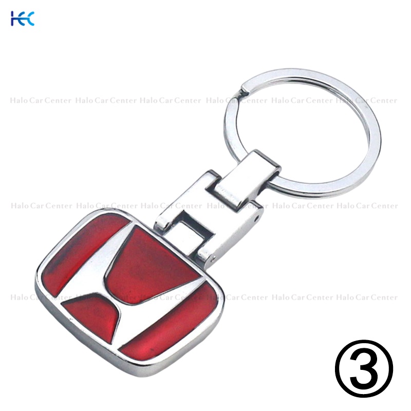 【Ready Stock】Alloy Metal Logo Motorcycle Keychain Car keychain SET for Honda