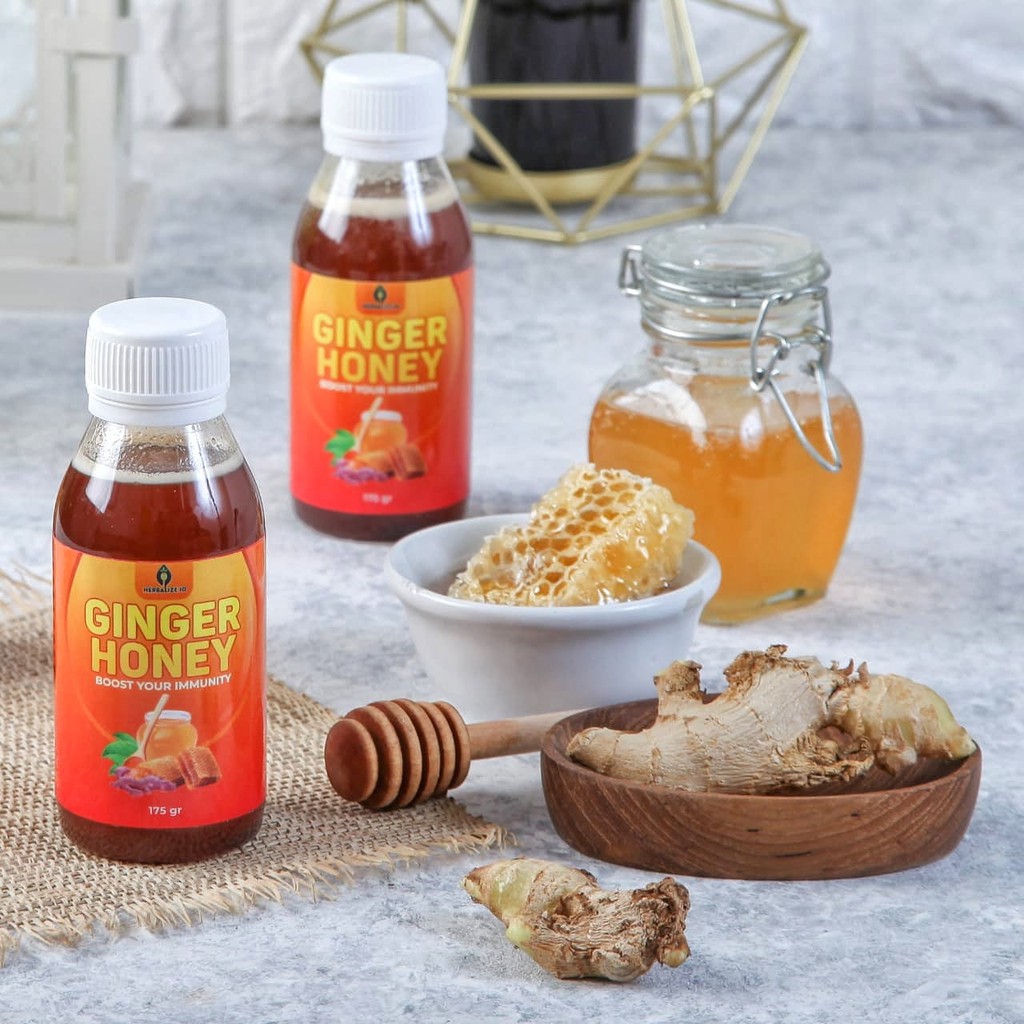 

Madu Jahe Ginger Honey Murni ASLI TANPA PENGAWET Premium Quality