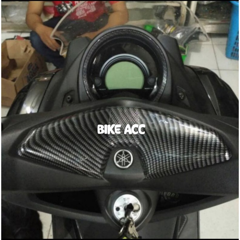 Cover tutup Stang Nmax 155 Carbon