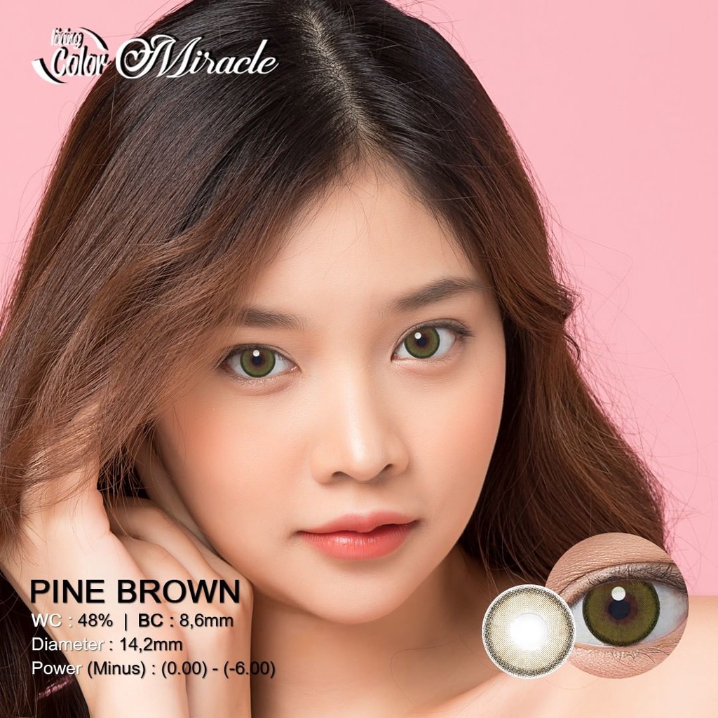 Softlens Warna Minus dan Normal Living Color Miracle