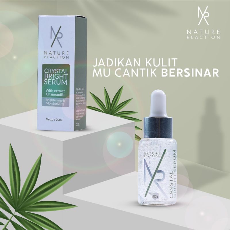 SERUM CRYSTAL BIKIN GLOWING Nature Reaction Serum NR Serum