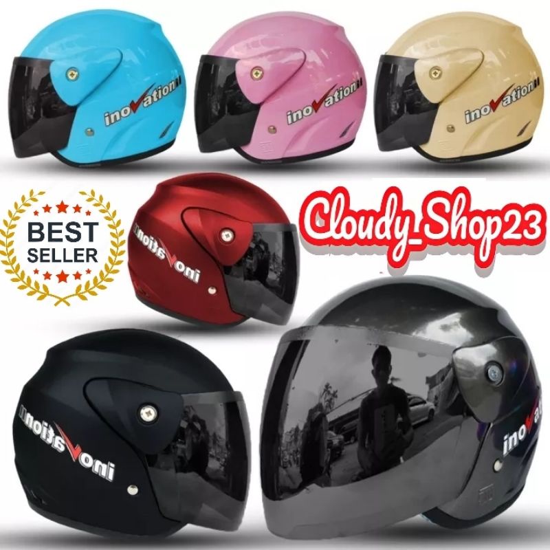 Jual Helm Evolution Murah Half Face Promo Dewasa Model Gm Evo Untuk Pria Dan Wanita Dewasa Cod