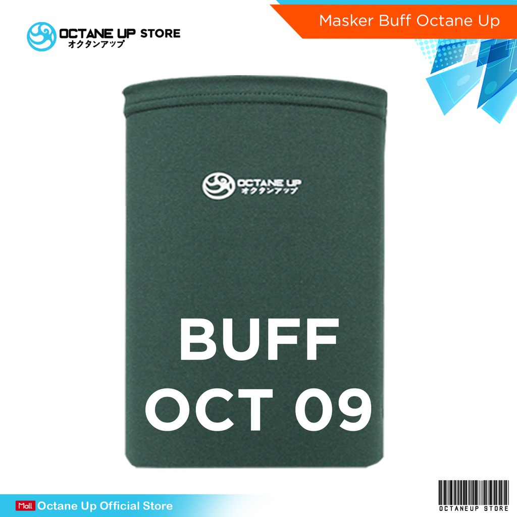 BUFF BANDANA SLAYER SYAL MASKER MOTOR ORIGINAL MULTIFUNGSI OCTANE UP-BUFF OCT 09