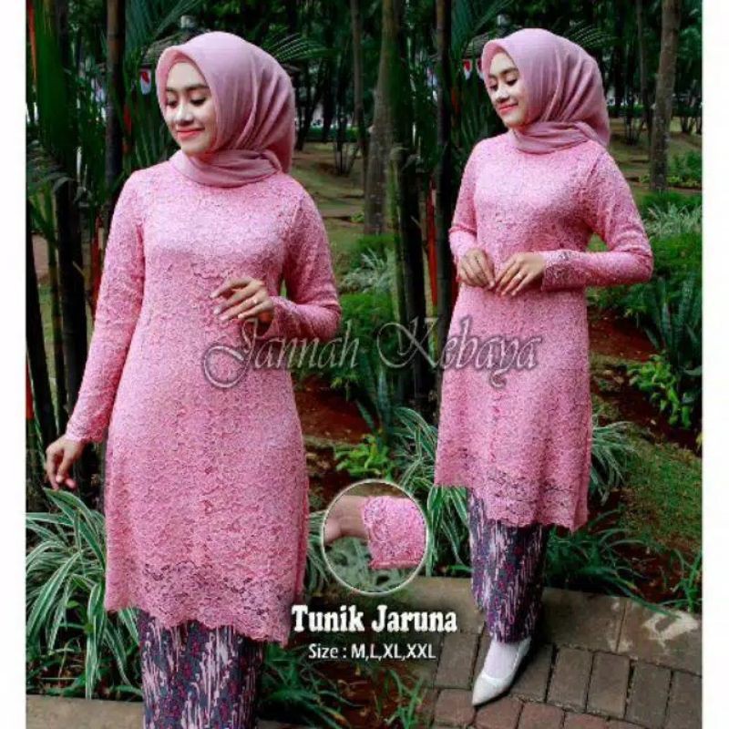 NEW REAL PICT SETELAN KEBAYA TUNIK/KEBAYA MODERN/KEBAYA TUNANGAN/KEBAYA PESTA