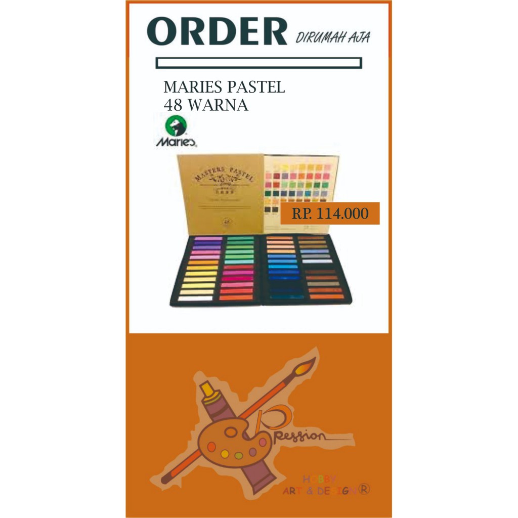 MARIES MASTER PASTEL (48 WARNA)