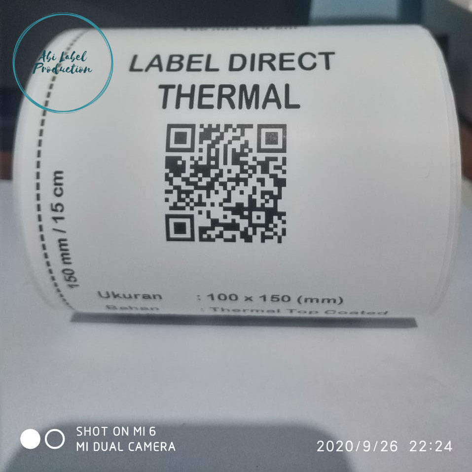 Hi Quality Thermal 10x15 - Label Thermal 100x150 - Label Thermal 4x6 - Label RESI A6