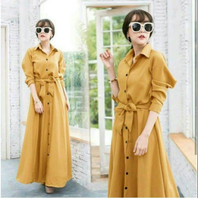 Gamis mustard