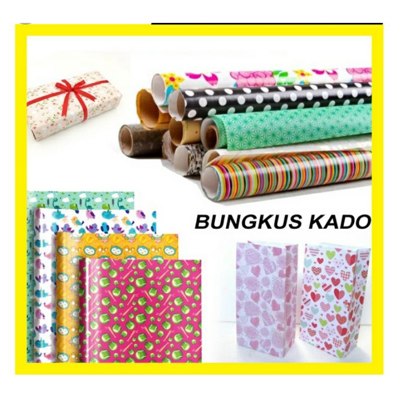 

Bungkus kertas kado/kertas kado