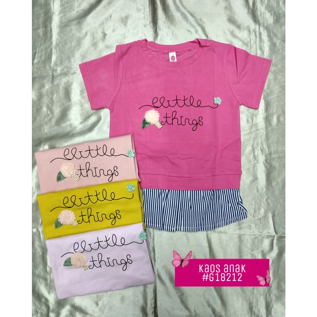 NF Fashion anak perempuan/ Atasan kaos anak perempuan #G18212