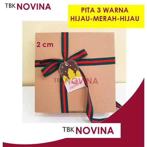 [ 1 meter] PITA NATAL / MERRY CHRISTMAS / PITA 3 WARNA