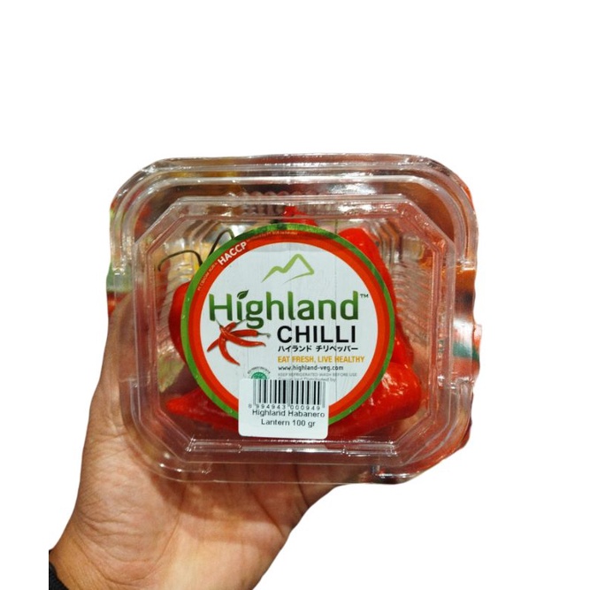

Highland chili habanero lantern merah | cabe merah pedas | ack