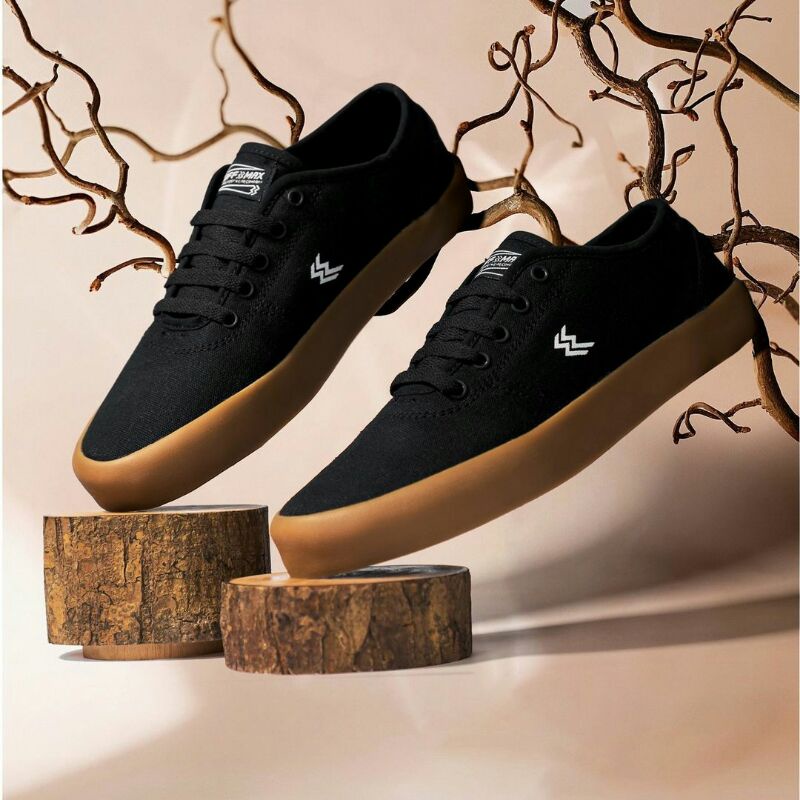 Geoff Max Official - Ethan Black Gum | Sepatu Pria | Sepatu Wanita | Sepatu Unisex