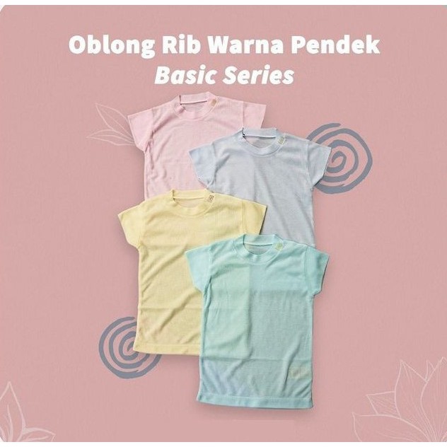 Oblong Tipis Pendek Warna Basic Series - Nary