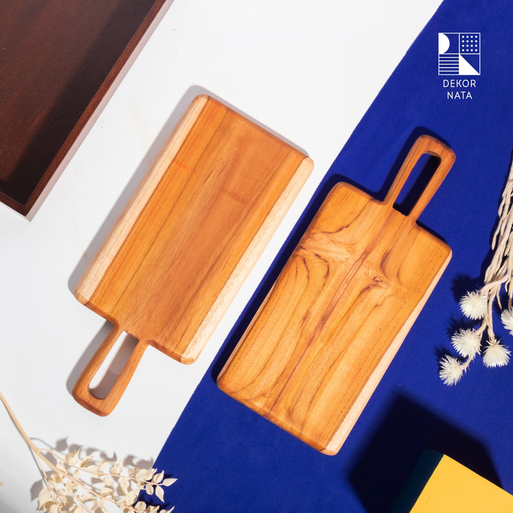 

Dekornata Mozza Teak Serving Board / Talenan Kayu / Tatakan Kayu