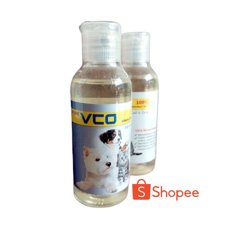 Pure VCO Obat Cacing Jamur Kutu Scabies Vitamin Bulu Hamster Kucing