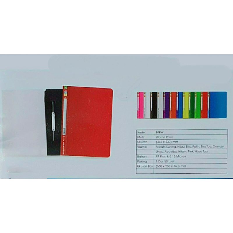 

(6Pcs) Business file Holder file Map file (D-file) bahan Tebal ukuran Folio F4