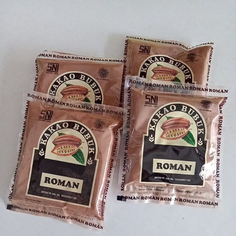 

ROMAN KAKAO BUBUK COKELAT 35 GRAM-TASYA KITCHEN