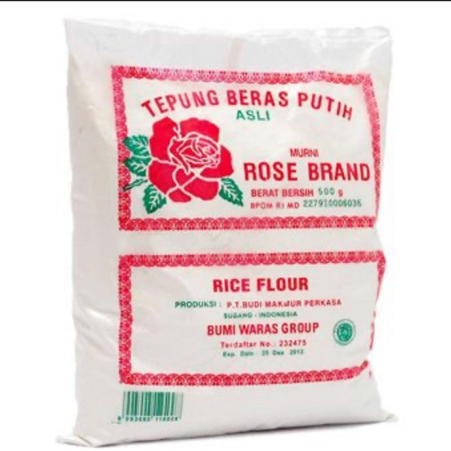 

Tepung Beras Putih Rose Brand 500gr / Sayur Makassar