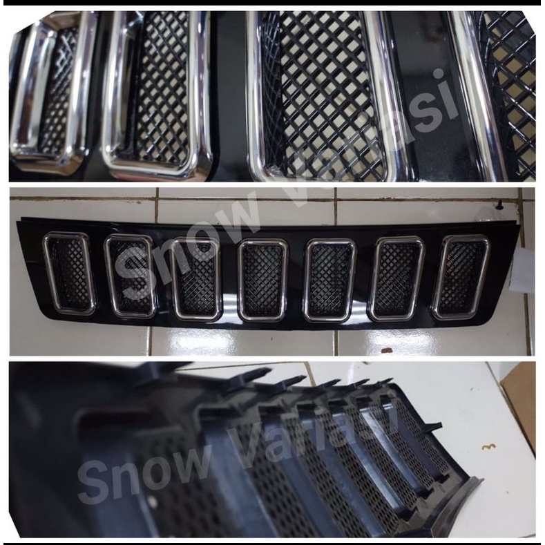 Grill Bumper Depan Suzuki Wagon R Hummer Hitam Putih Silver