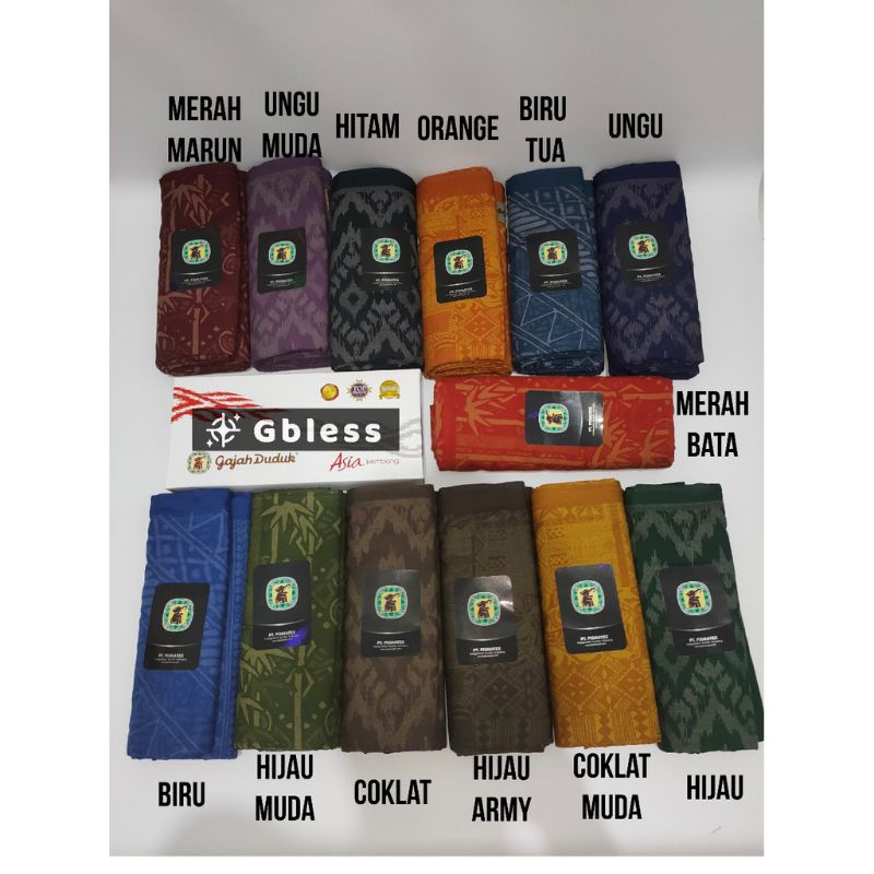 sarung pria gajah duduk sarung lebaran gajah duduk original