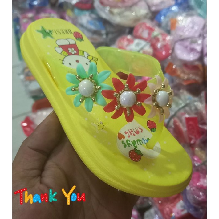 sandal jepit anak perempuan karakter