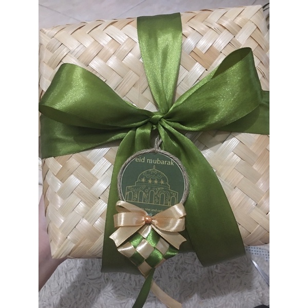 

Pita hiasan hampers lebaran, hiasan unik, parcel lebaran