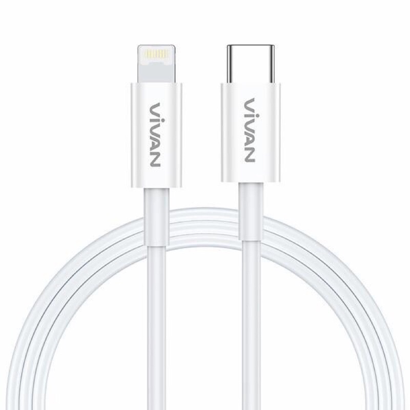 VIVAN KCL100S Kabel Data IPHONE Type C to lightning Fast Charging Lightning Power Delivery Garansi Resmi 1 Tahun