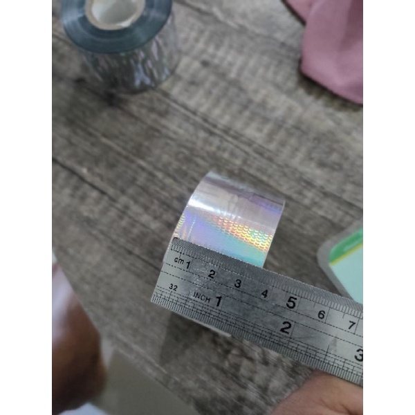 HOLOGRAM FOIL / POTONGAN LEBAR KECIL 1 ROLL