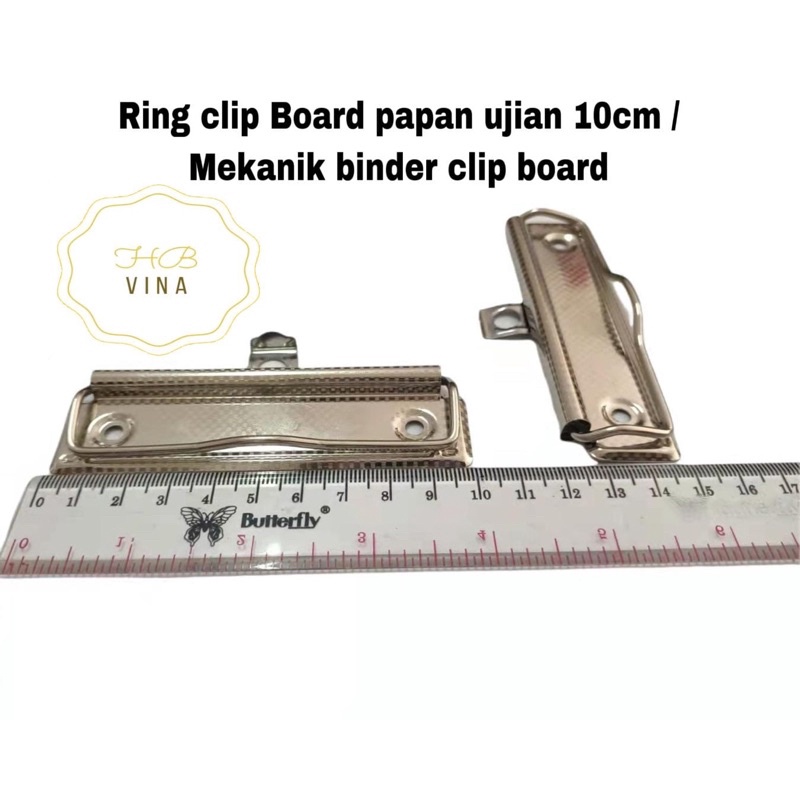 

1pcs ring clip board papan ujian / mekanik binder clip board 10cm