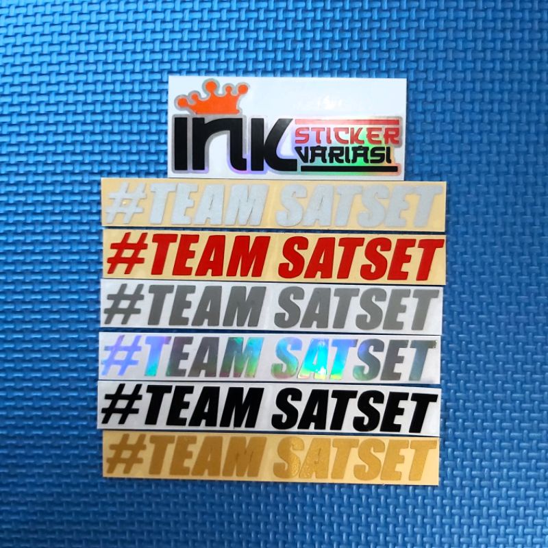 

STICKER TEAM SATSET CUTTING