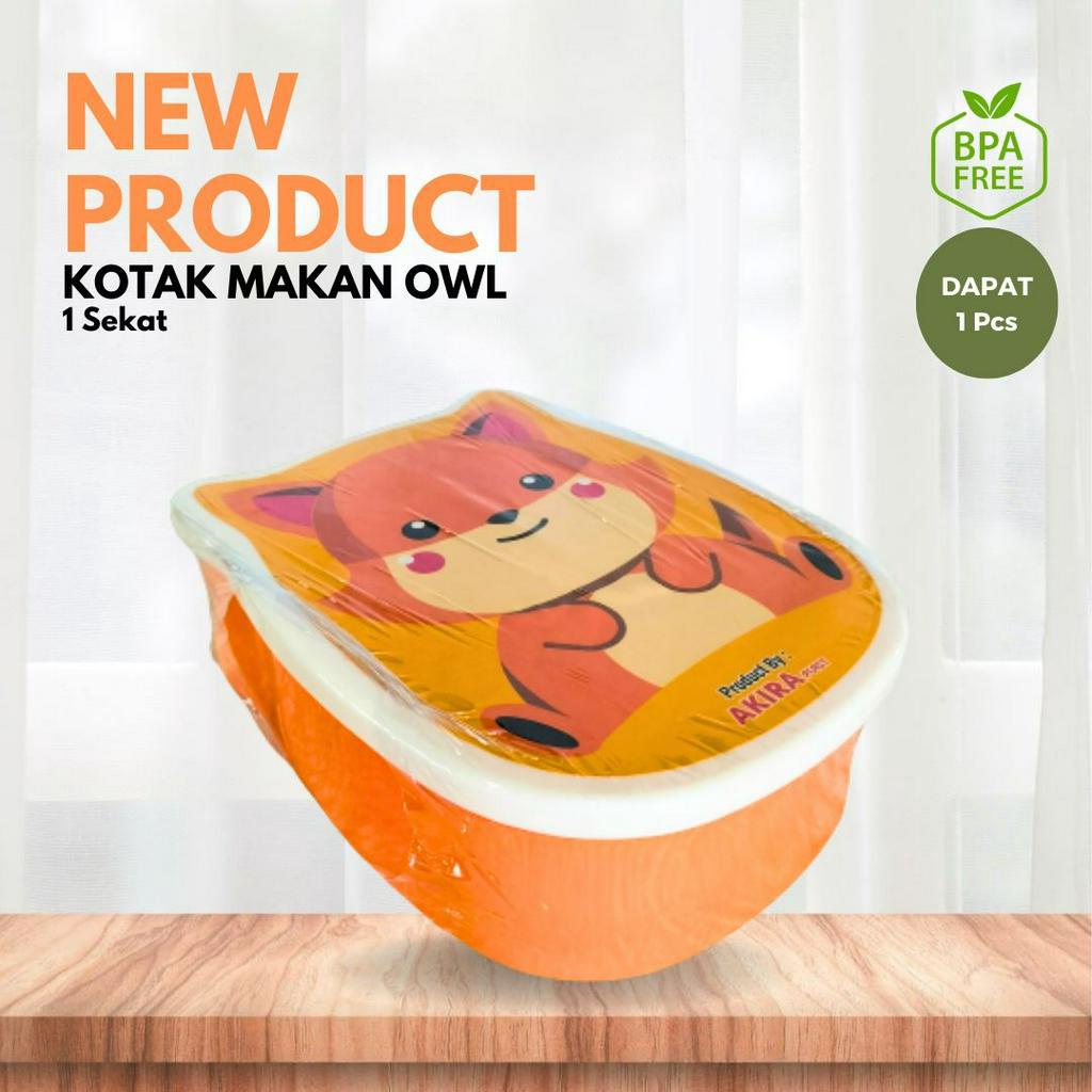 (SHT) Tempat Makan Anak-Anak Untuk Bekel Sekolah Karakter Lucu Harga Satuan