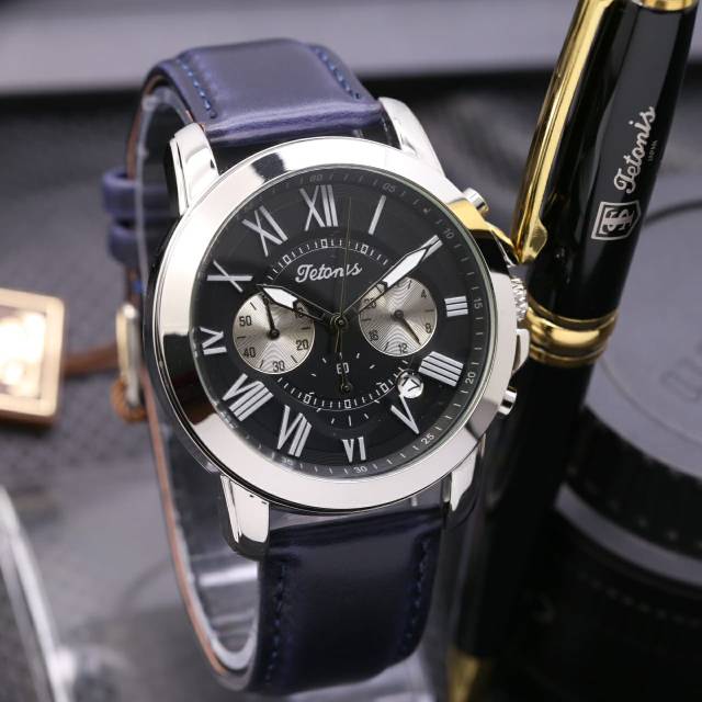 Jam Tangan Pria Tetonis Original Chrono Aktif Garansi Resmi 1 Tahun