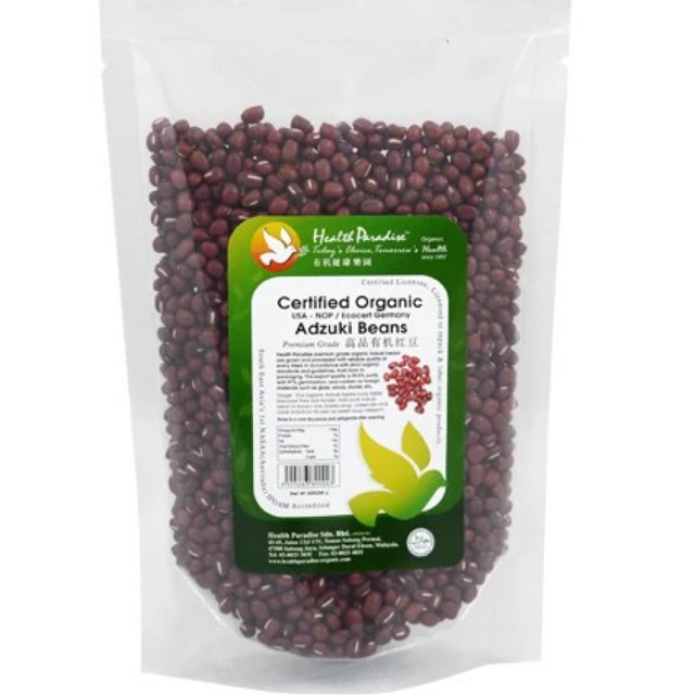 Health Paradise Organic Adzuki Beans /Kacang Merah 500gr