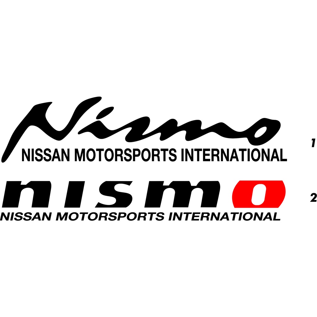 stiker NISMO cutting stiker mobil 20cm