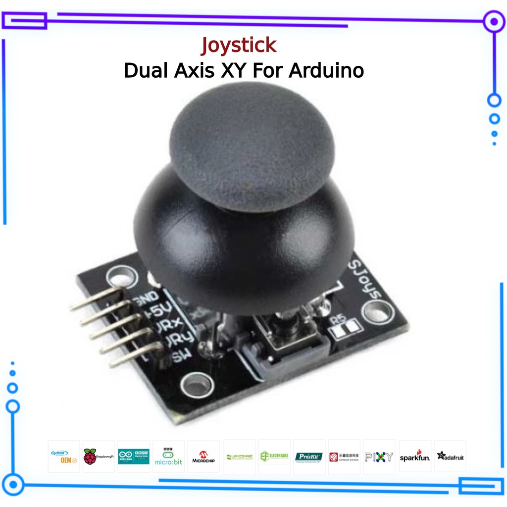 Jual Dual Axis Xy Joystick Module For Arduino Shopee Indonesia