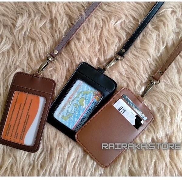 

<SuZ✪> Id Card Kulit Name Tag Kulit Card Holder Termurah /Trend kekinian