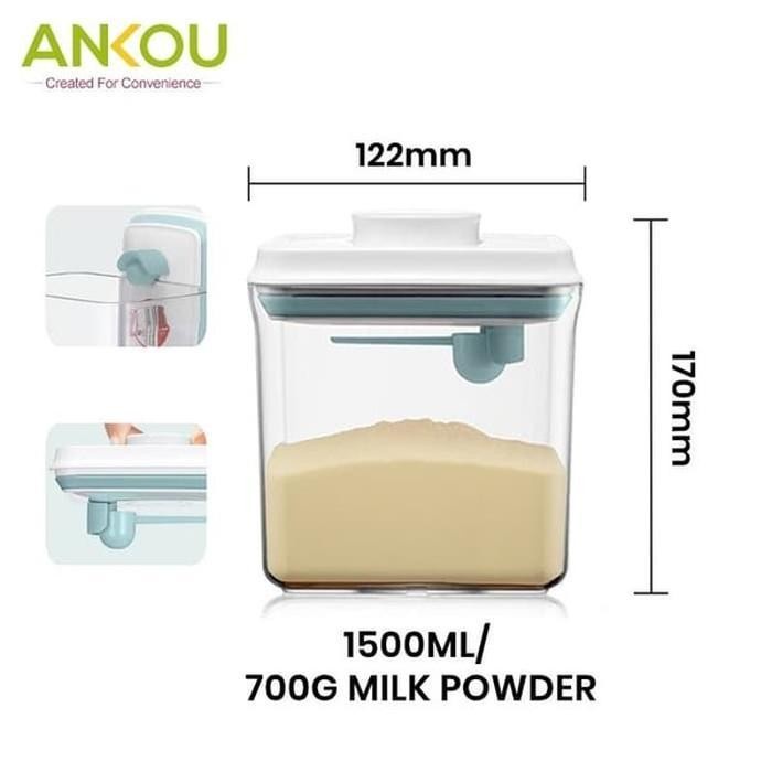 Ankou Milk Powder Container / Tempat Susu 1500ml