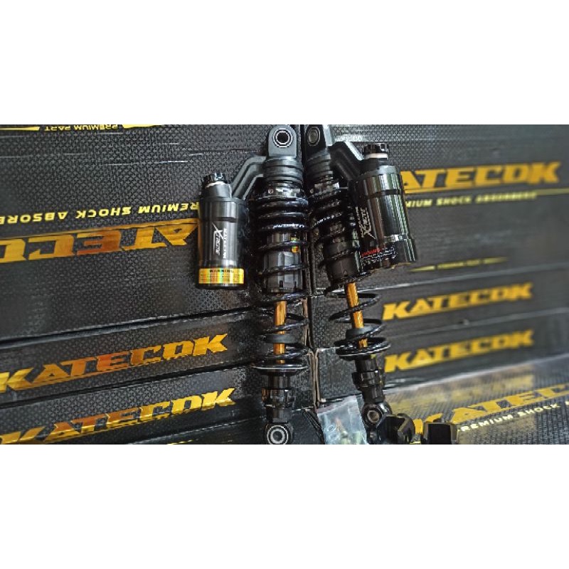 skok Shock shockbreaker KATECOK 32cm 320mm as gold klik fungsional rx king CB GL MEGAPRO TIGER PCX
