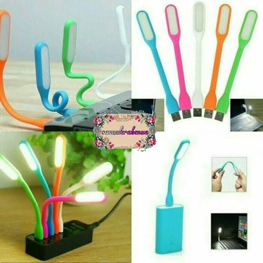 LAMPU LED SIKAT GIGI USB FLEXIBEL Emergensi/BACA/TIDUR/Emergeny Lamp TERANG NON PACKING ORIGINAL SB2971