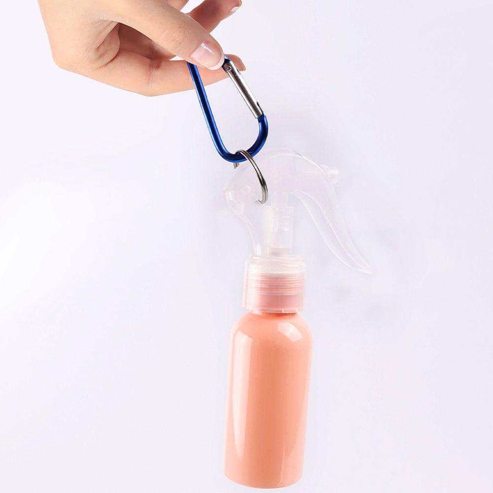 [Elegan] Botol Spray Dengan Keychian Wanita Portable Travel Hand Soap Hand Sanitizer Carabiner Hook Trigger Botol Semprot