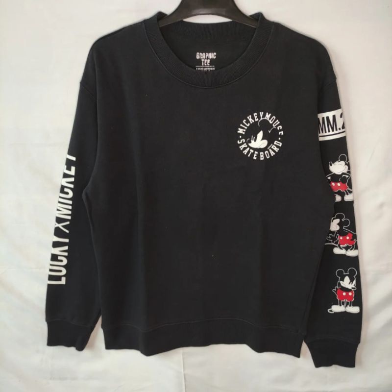 MICKEY MOUSE X GRAPHIC TEE CREWNECK