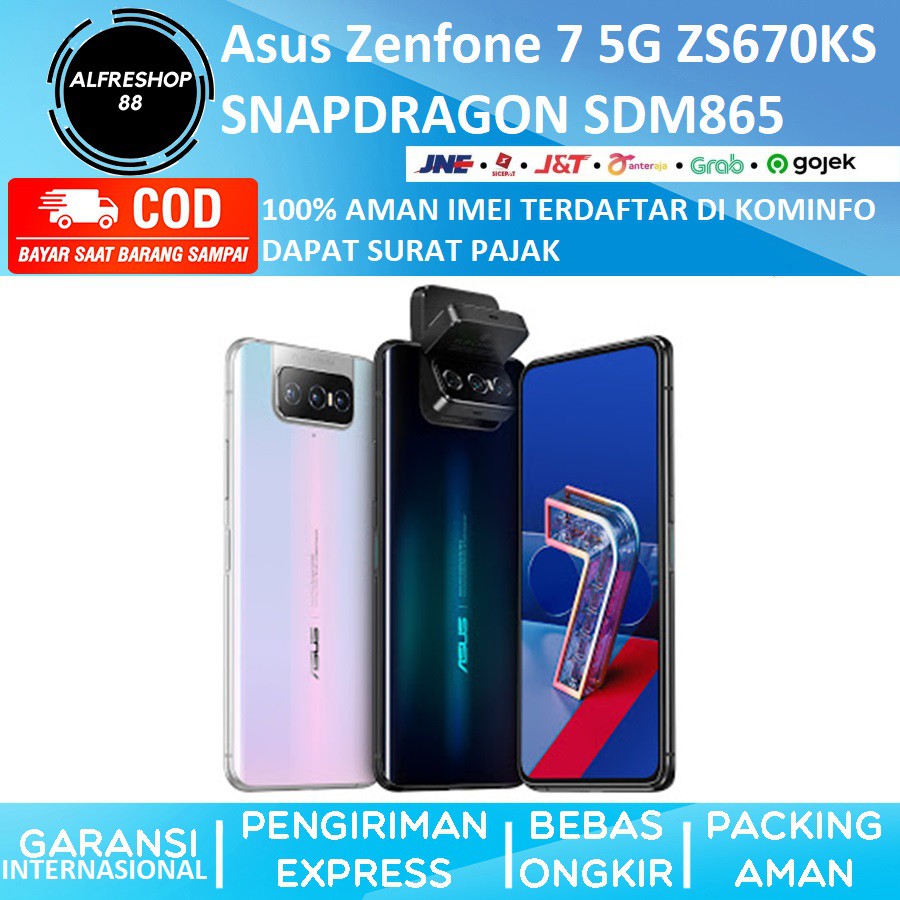 Asus Zenfone 7 5G ZS670KS 8GB 128GB 256GB SNAPDRAGON SD865