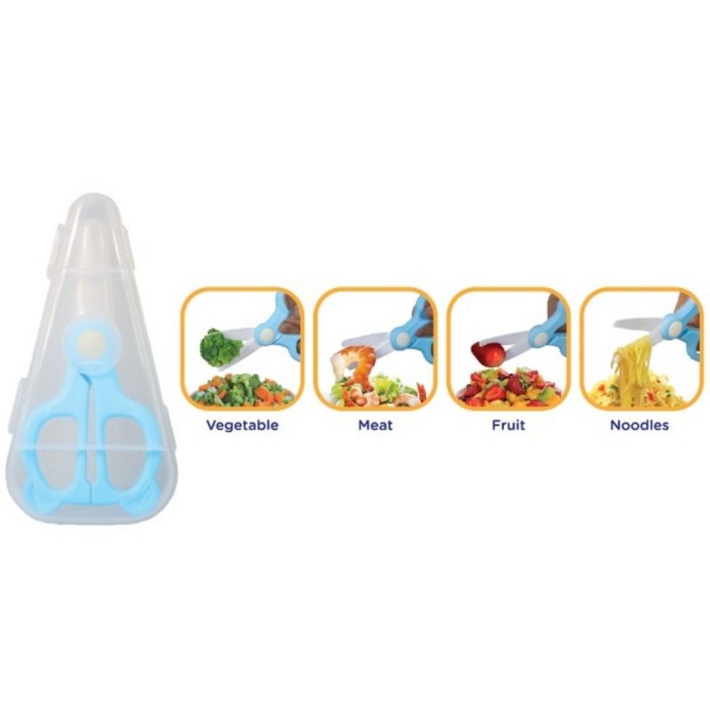 Baby Safe Food Scissor (BFS01)/Gunting Makanan Anak Bayi