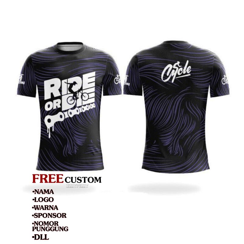Jersey Custom Sepeda MTB - Jersey Sepeda Original - RIDE TO DIE 2022