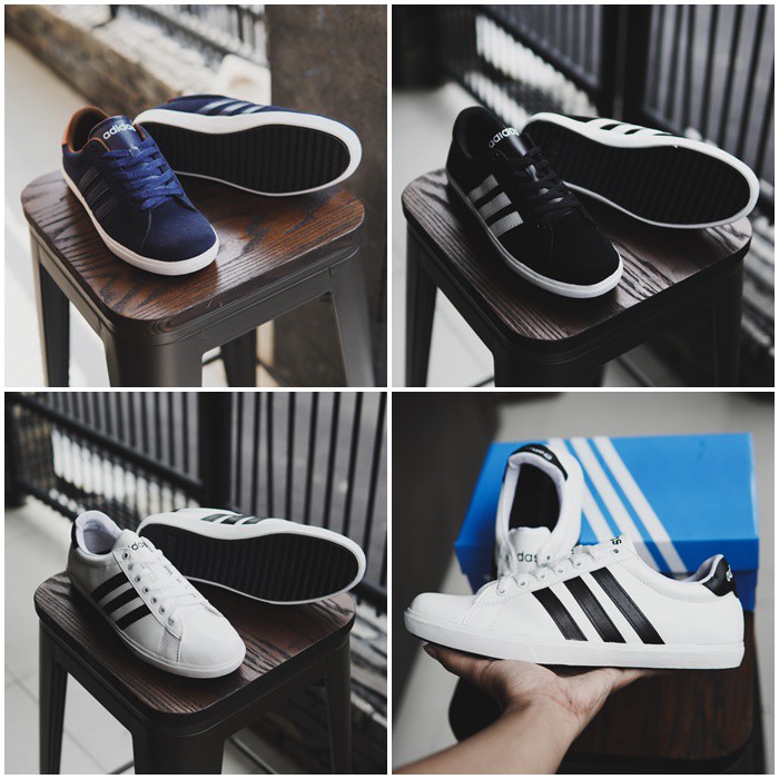 sepatu adidas NEO DERBY sepatu olahraga skeners  cuci gudang murah